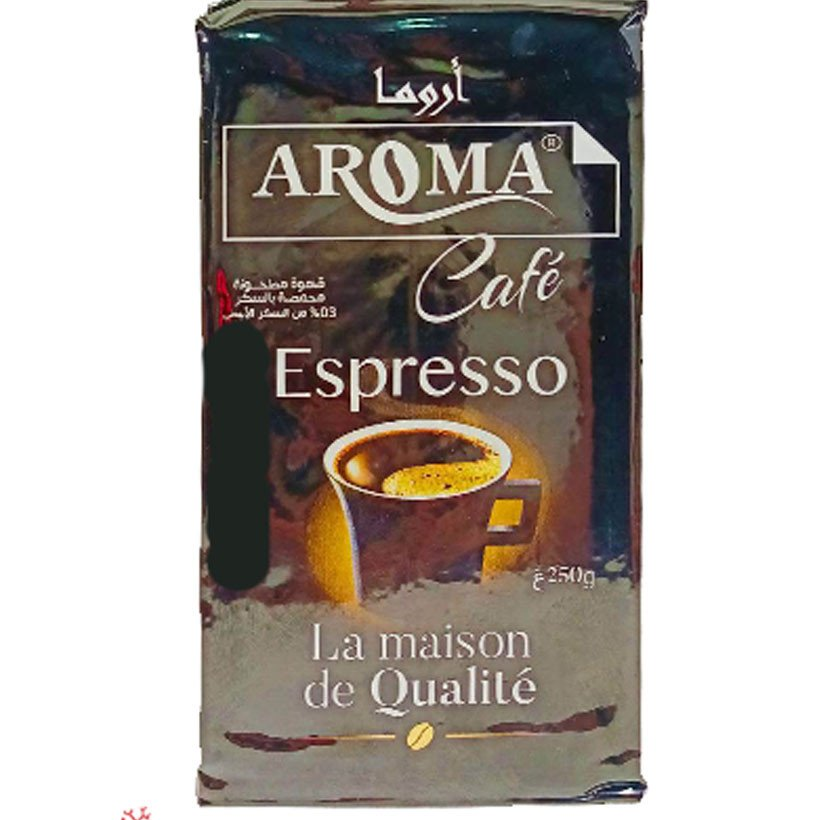 Aroma Café Moulu Espresso 100% Robusta 250 g