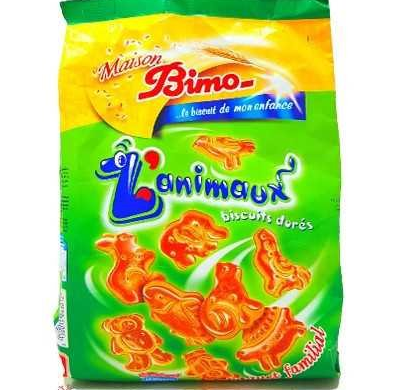 Bimo Zanimaux Biscuit Dorés  G.M 300 G
