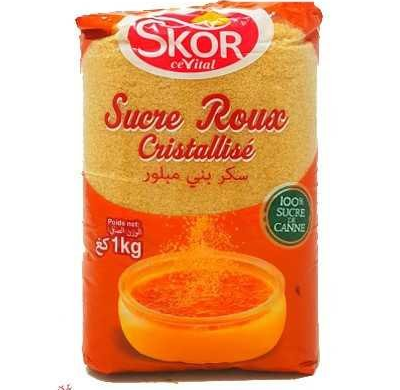 Skor Sucre Roux Cristallisé 1 Kg