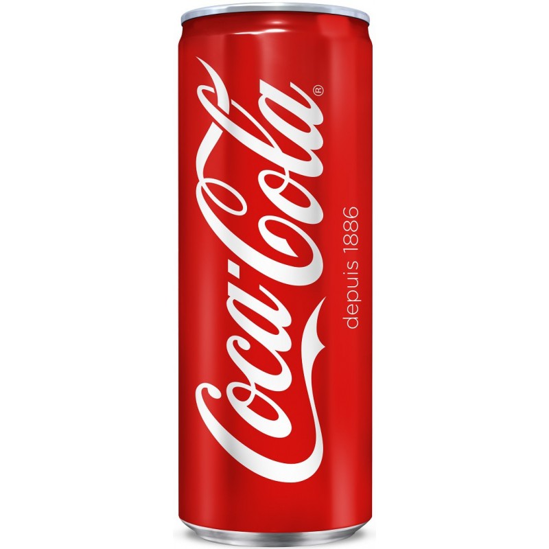Coca Cola Boisson Gazeuse Canette 24cl
