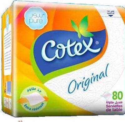 Cotex Serviettes De Table Original 80 Serviettes