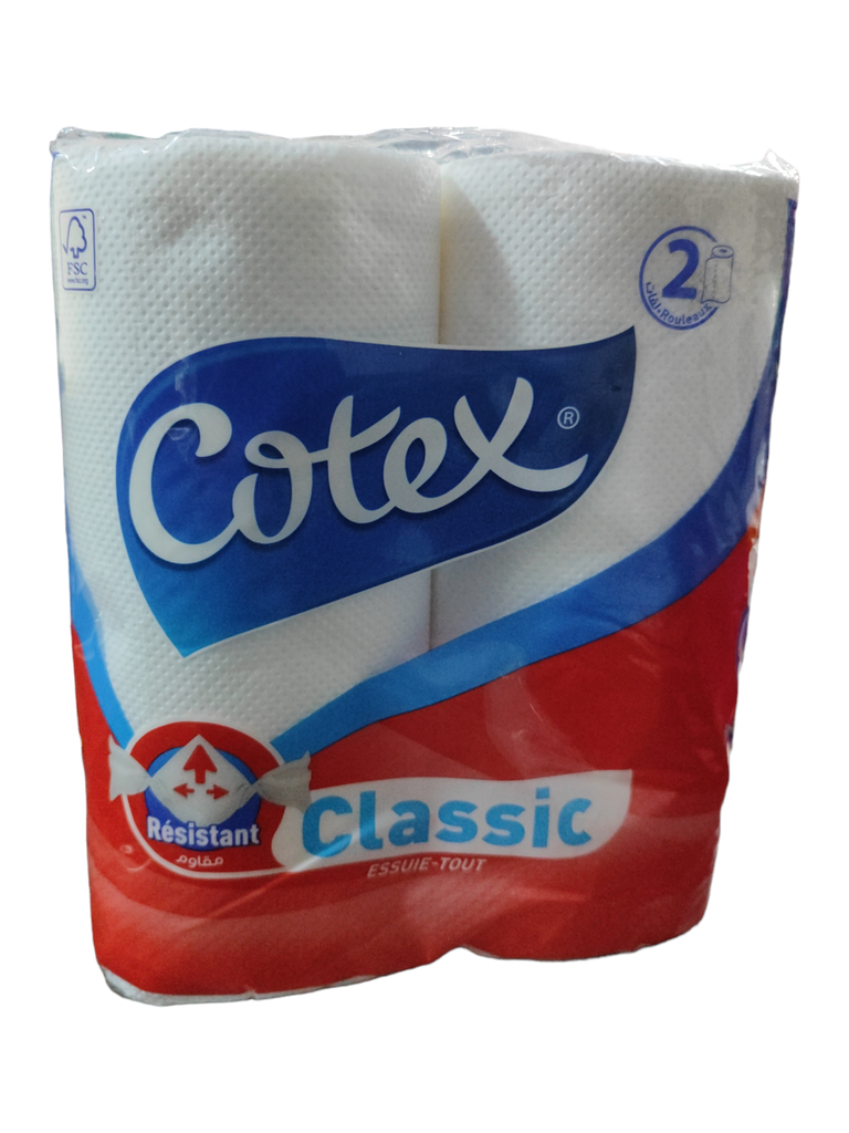 Cotex Essuie Tout Classic 2 Rouleaux