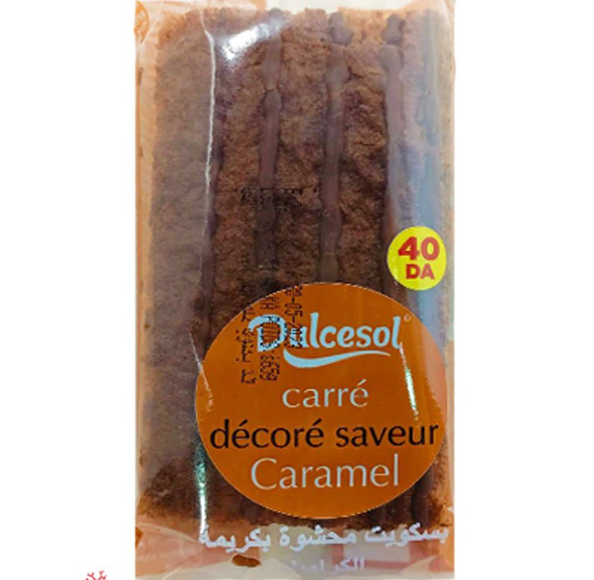 Dulcesol Génoise carrée caramel