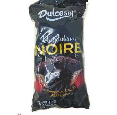 Dulcesol Madeleine Fourré Chocolat Noire