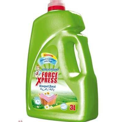 Force Xpress Adoucissant Fraîcheur Bouquet Floral 3 L