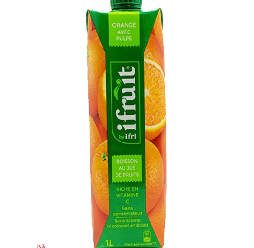 Ifruit Jus D'Orange Avec Pulpe TPA 1L