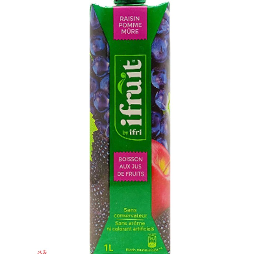 Ifruit  Raisin Pomme Mûre TPA 1L