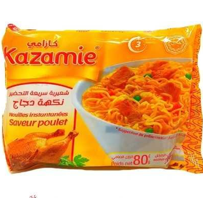 Kazamie Nouilles Instantanées Gout Poulet 80 G