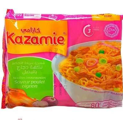 Kazamie Nouilles Instantanées Gout Poulet Et Oignon 80 G