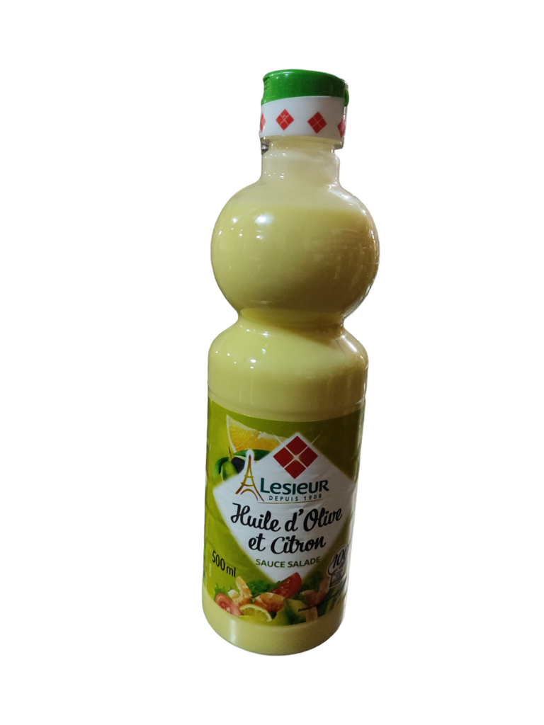 Lesieur Vinaigrette Huile d'Olive et Citron 500 ml