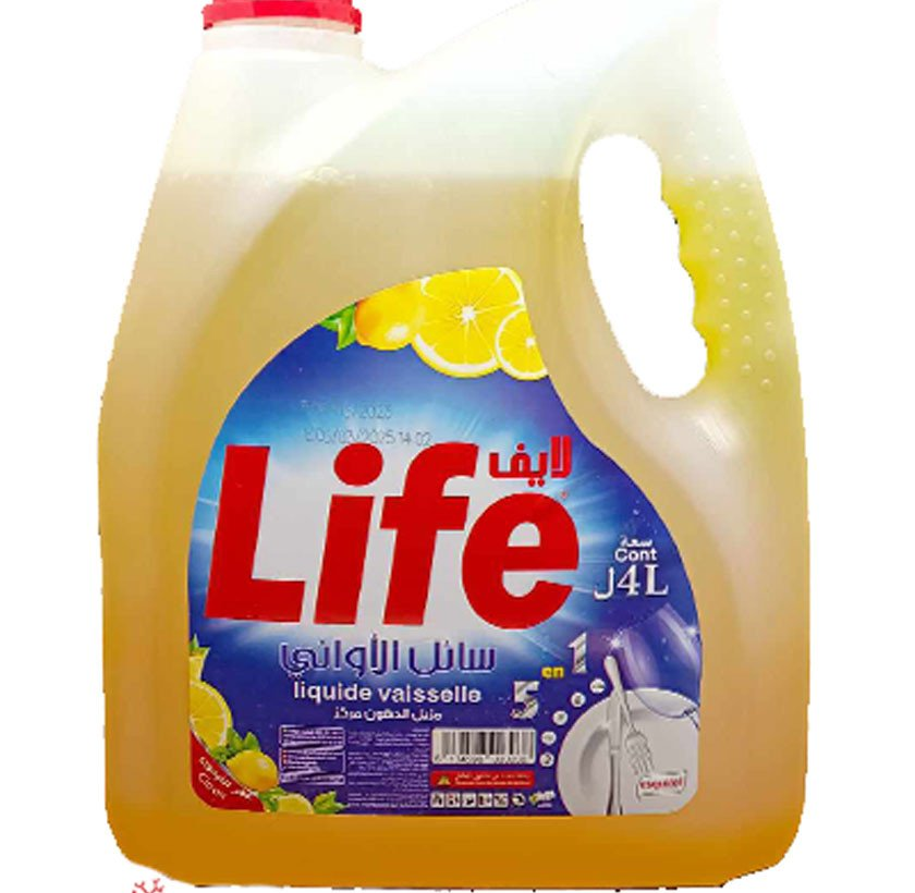 Life Liquide Vaisselle Citron 4 L