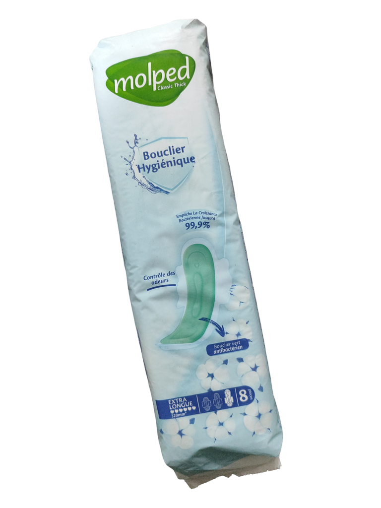 Molped Serviette Hygiénique Extra Longue 8 Serviettes