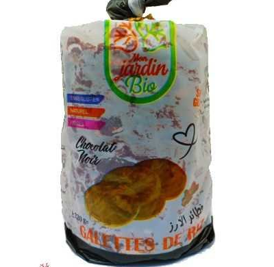 Mon Jardin Bio Galettes De Riz Au Chocolat Noir 120 G