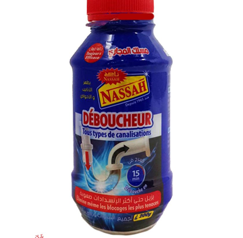 Nassah Déboucheur tous types de canalsations 200 G