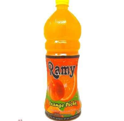 Ramy Jus D'orange Et Pêche 1.25 L