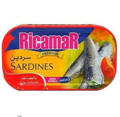 Ricamar Sardines À Tomate, 125 G