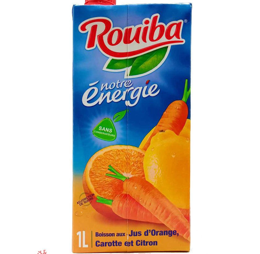 Rouiba Jus Cartonnée Orange Carotte Citron, 1L
