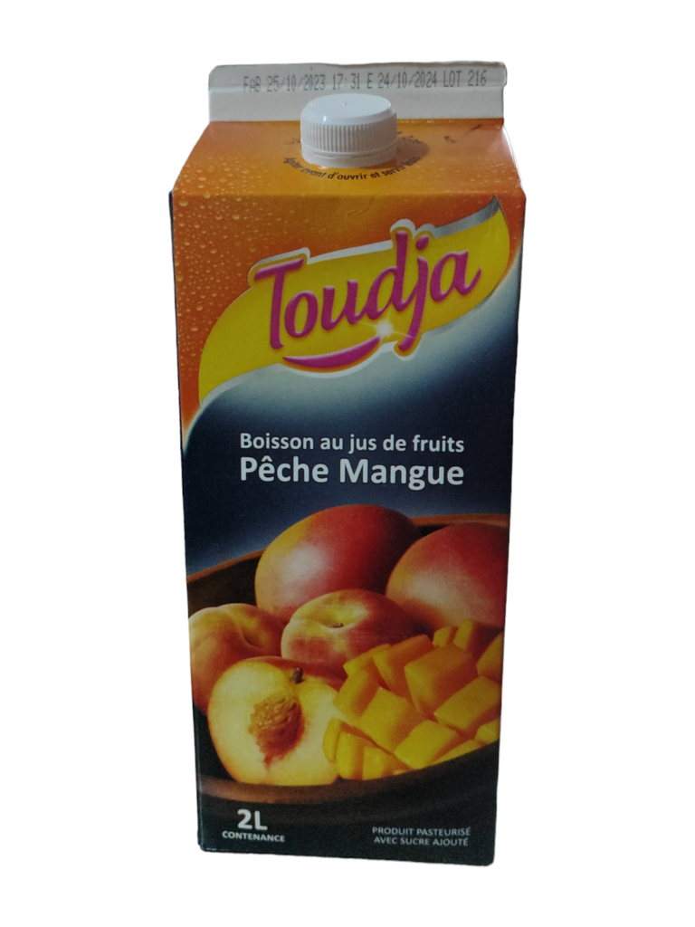 Toudja Jus Pêche Mangue 2L
