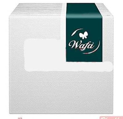Wafa Serviette De Table Blanches 80