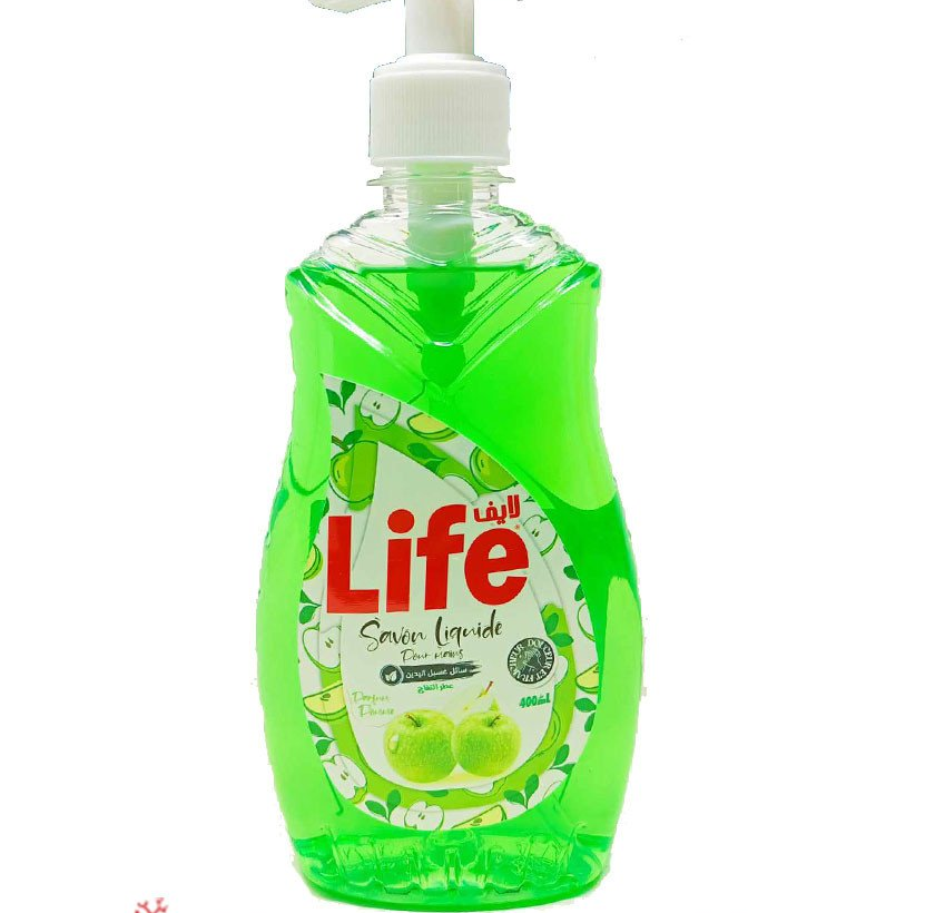 life savon liquide senteur pomme 400 ml