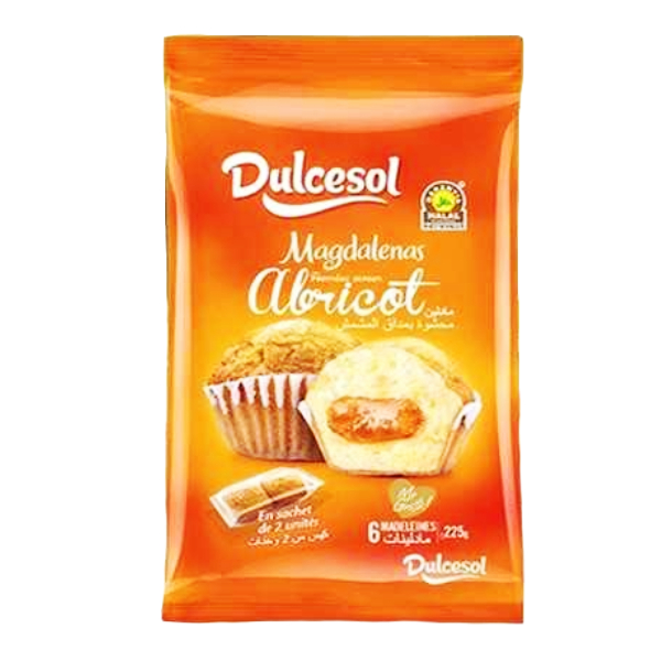Dulcesol Madeleine Fourré Abricot