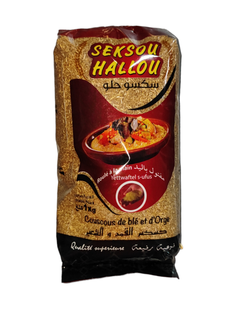 Seksou Hallou Couscous De Blé D'orge 1kg