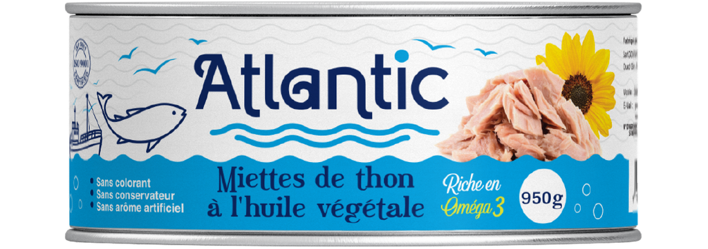 Atlantic Thon à L'huile Végétale 950g