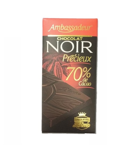 Ambassadeur Chocolat Noir Précieux 70% Cacao