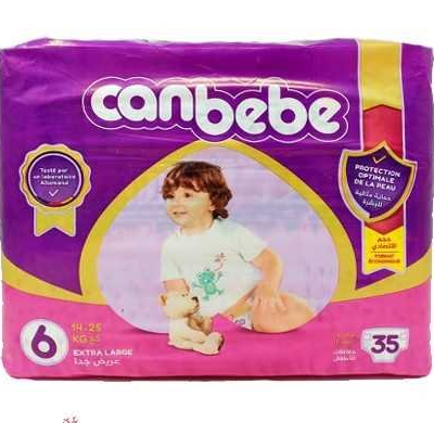 Canbebe Couches Bébé N 06 (+16 Kg) 35 Couches