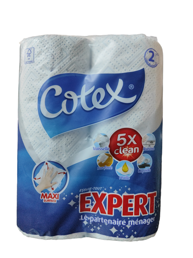Cotex Essuie Tout Expert 2 Rouleaux