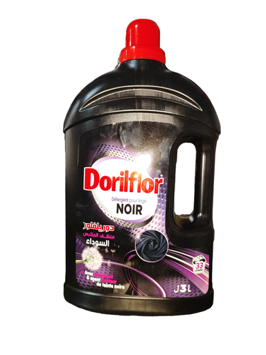 Dorilflor Détergent pour linge Noir 3L