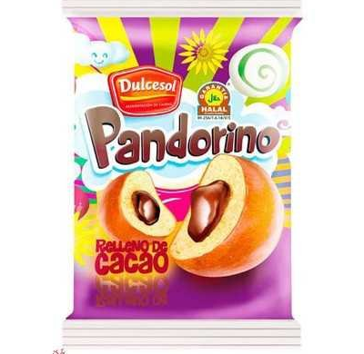 Dulcesol Brioches Fourrées À La Crème De Cacao Pandorino 60 G