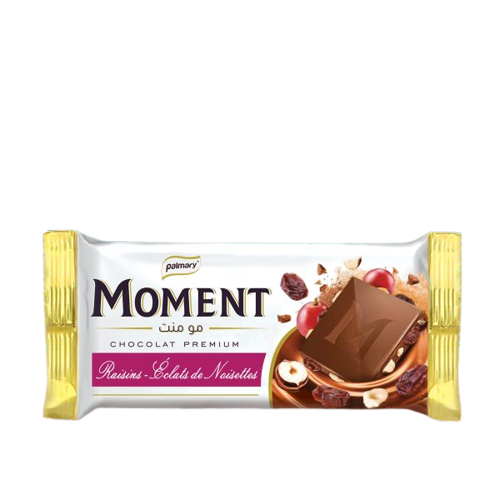 Moment éclats de Noisette & Raisin secs 95g