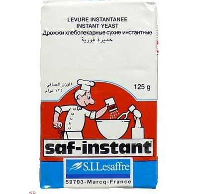 Saf-instant Levure Sèche 125 G