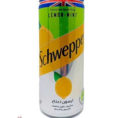 Schweppes Boisson Gazeuse Citron Menthe Canette 24 Cl