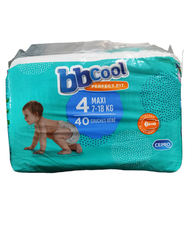 BBCOOL Couches Bébé N 04 (7-18) 40 Couches