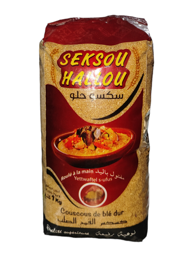 Seksou Hallou Couscous de Blé Dur 1kg