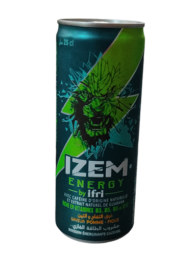 Izem Boisson Énergisante Pomme Figue 250 ml 