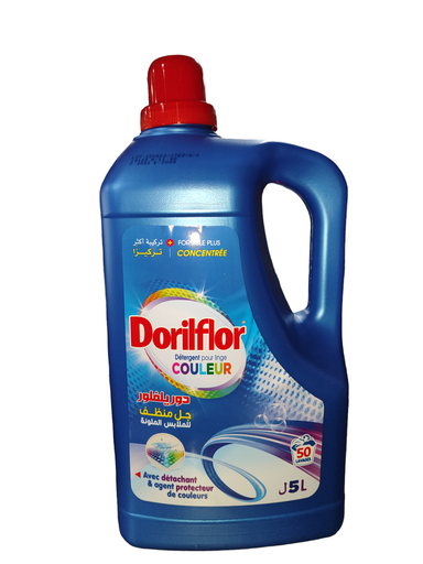 Dorilflor Détergent pour Linge Couleur 5L