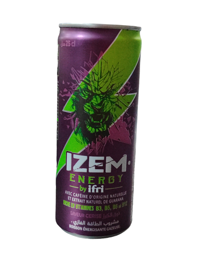 Izem Boisson Énergisante Cerise 250 ml